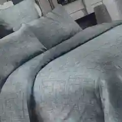 Серый комплект постельного белья, бязь, 100% хлопок