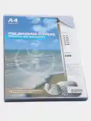 Обложки для переплета ПВХ прозрачные, 0.15мм, А4, бесцветные, 100 шт.