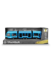 Игрушка-трамвай KID ROCKS, масштаб 1:16,со звуком и светом, инерц. механизм