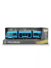 Игрушка-трамвай KID ROCKS, масштаб 1:16,со звуком и светом, инерц. механизм