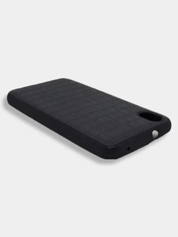 Черный чехол под кожу Xiaomi Redmi 7A / Сяоми Редми 7А
