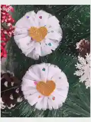 Золотой бантики для волос, 2 шт
