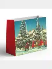 Подарочный бумажный пакет, 40 х 30 х 12 см