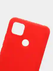 Красный чехол Xiaomi Redmi 9C / 9C NFC / 10A (Сяоми Редми 9С, 10А), прозрачный