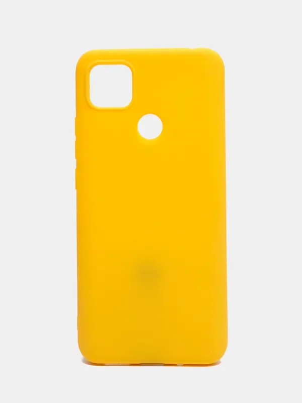 Желтый чехол Xiaomi Redmi 9C / 9C NFC / 10A (Сяоми Редми 9С, 10А), прозрачный