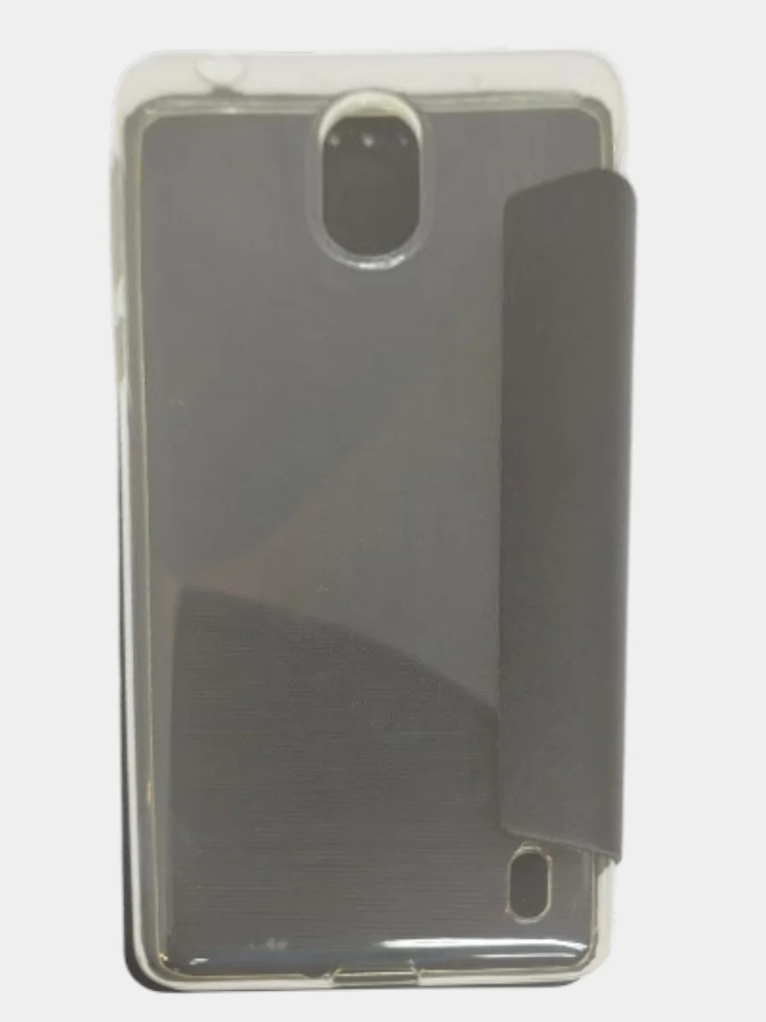 Серый чехол книжка с карточкой для NOKIA 1 PLUS/ 2.1 / HUANEI Y5 (2019)
