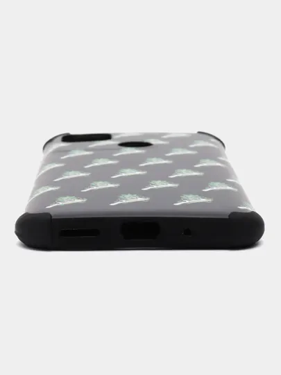 Серый чехол Xiaomi Redmi 9C / 9C NFC / 10A (Сяоми Редми 9С, 10А), прозрачный