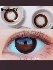 Шоколадный цветные линзы