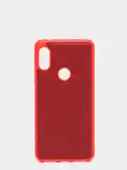 Красный чехол джинсовый Xiaomi Redmi Note 6
