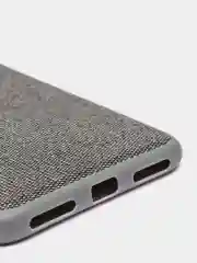 Серый чехол джинсовый Xiaomi Redmi Note 6