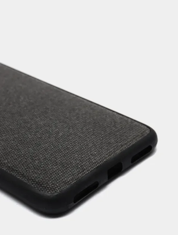 Черный чехол джинсовый Xiaomi Redmi Note 6