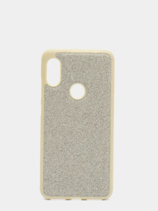 Хаки чехол джинсовый Xiaomi Redmi Note 6