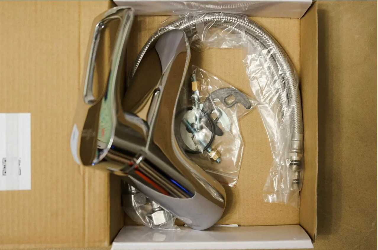 Смеситель Rossinka Silvermix T40-11, для раковины