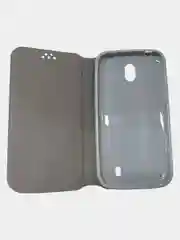 Серый чехол книжка БЕЗ карточкой для NOKIA 1 / Honor 7a pro