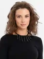 Черный чокер с повесками