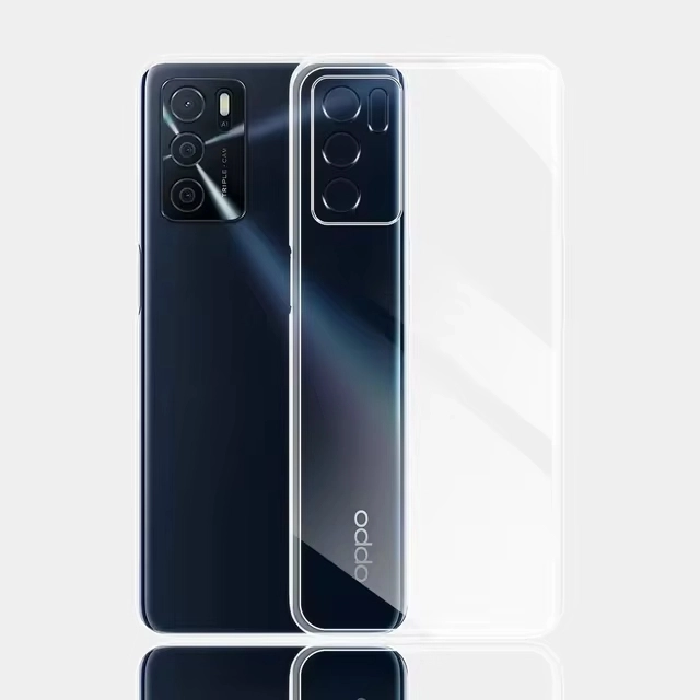 Чехол для Oppo A16, прозрачный, силиконовый