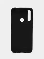 Черный чехол для Huawei Y9 Prime (2019) под кожу "Змея", черный (Хуфвей Вай 9 Прайм)