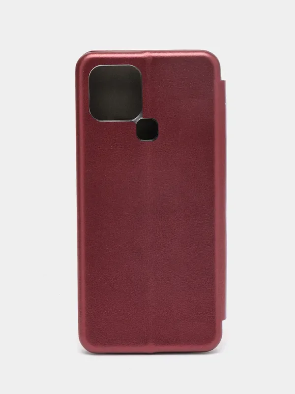 Багровый чехол для Infinix Smart 6 (Инфиникс Смарт 6), силиконовый