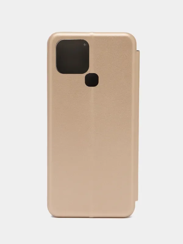 Золотой чехол для Infinix Smart 6 (Инфиникс Смарт 6), силиконовый