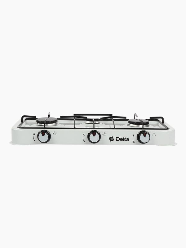Газовая плитка настольная, 3 конфорки, DELTA D-2207