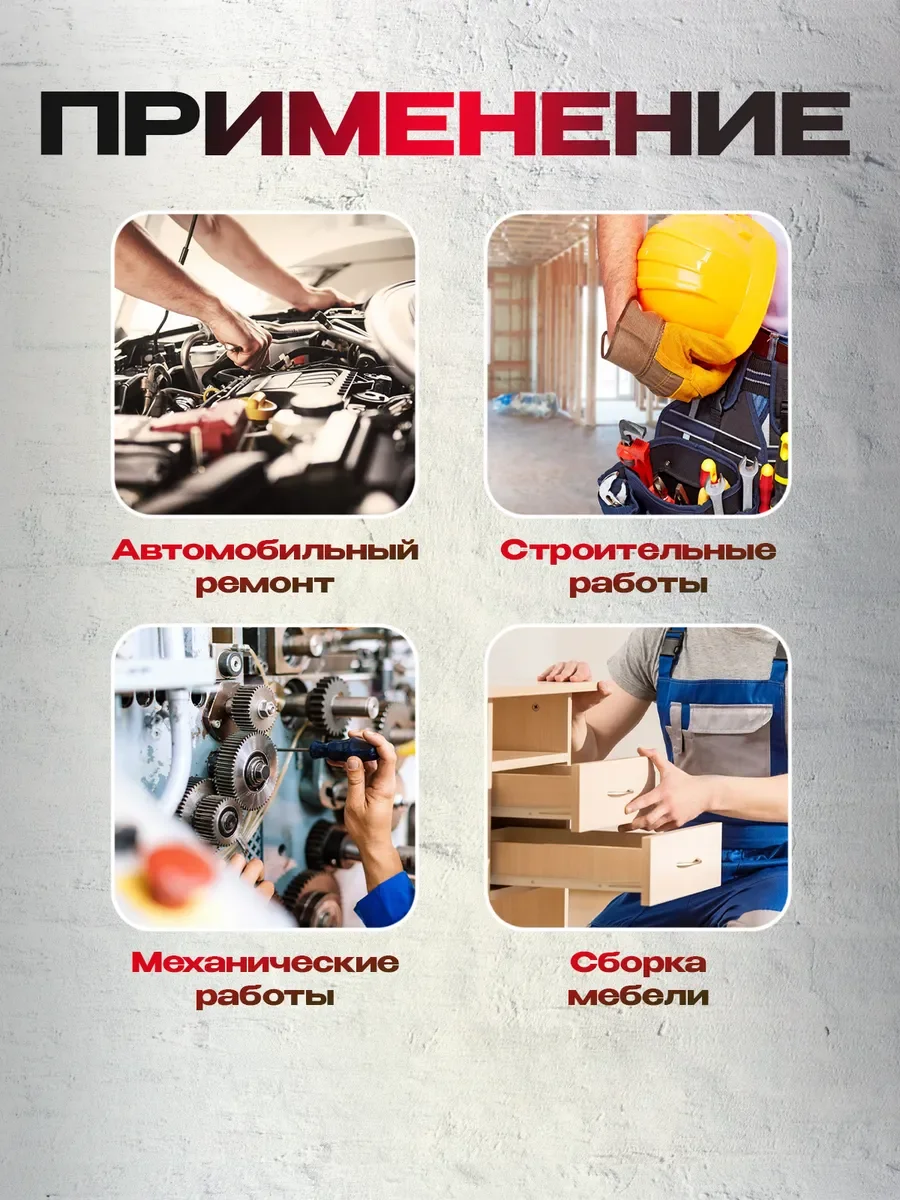 Синий гайковерт Makita аккумуляторный бесщеточный, 20V  с набором насадок
