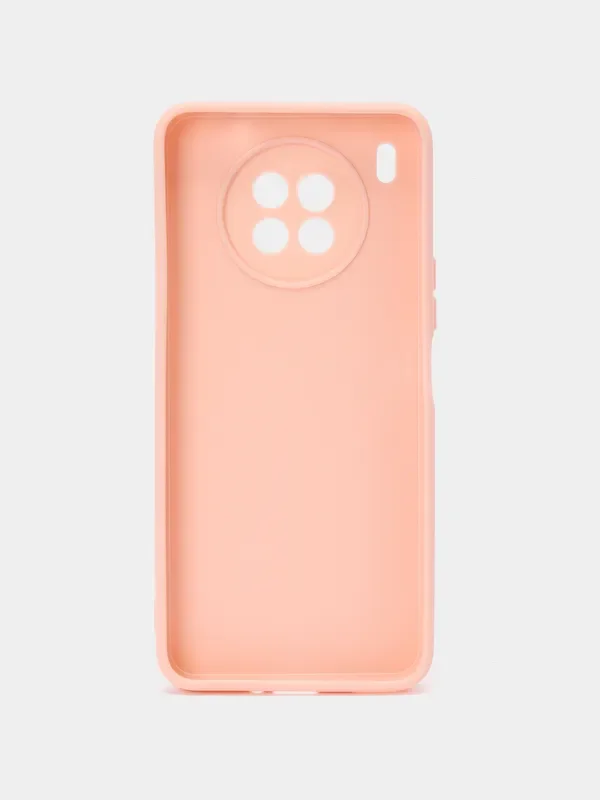 Пудровый чехол Honor 50 Lite / Huawei Nova 8i силиконовый прозрачный (Хонор 50 лайт / Нова 8и)