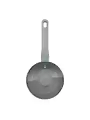 Ковш MAUNFELD HELGA MSP14FA05FS из кованого алюминия со стеклянной крышкой, 16 см, 1,4 л.