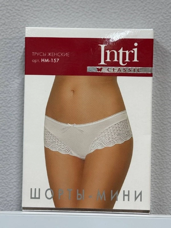 Трусы женские шорты-мини ажурные