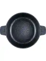 Кастрюля MAUNFELD GRETA MF24GRTT01CR из литого алюминия со стеклянной крышкой, 24 см, 4 л