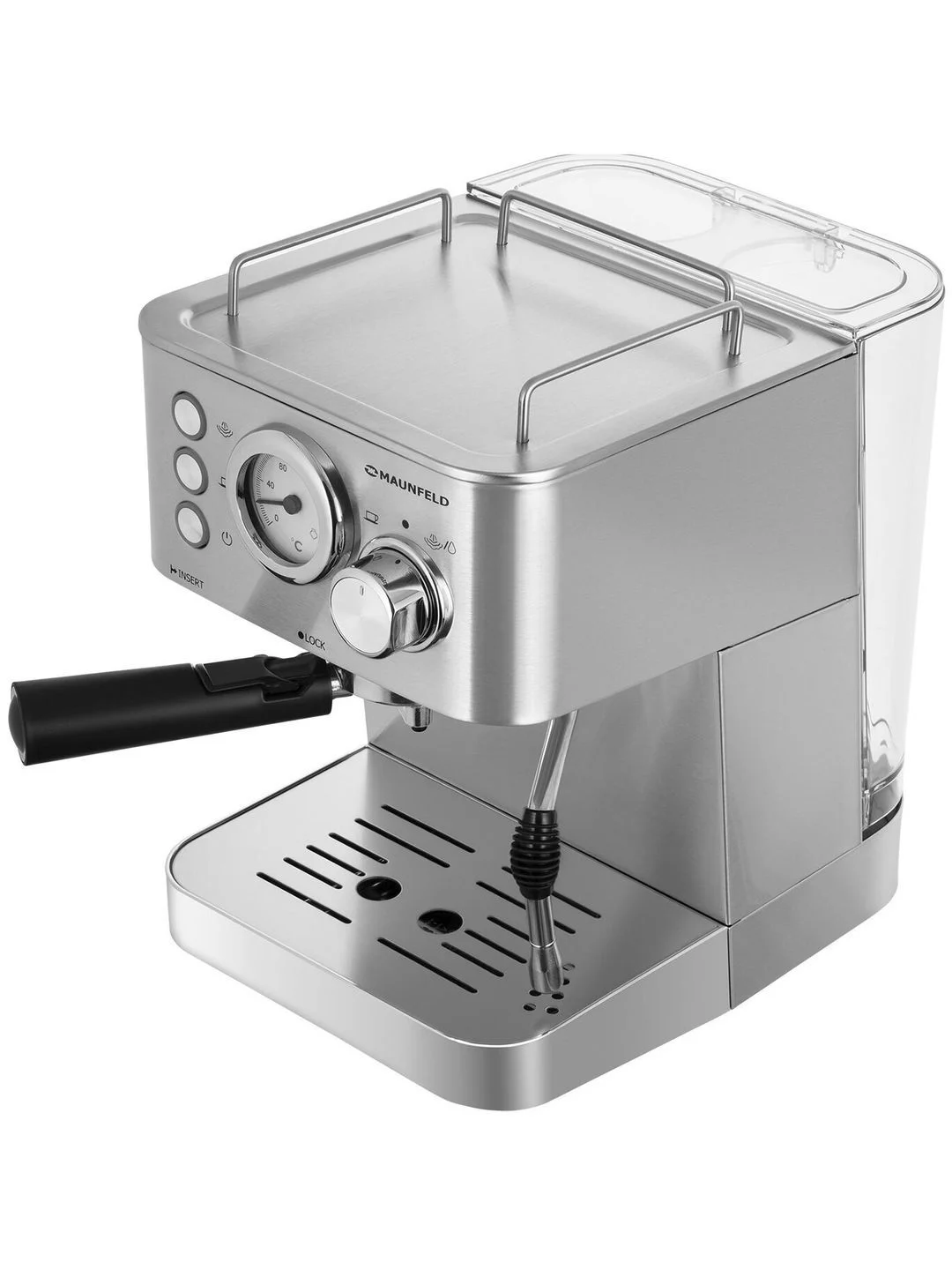 Кофеварка рожковая с капучинатором MAUNFELD MF-721S PRO