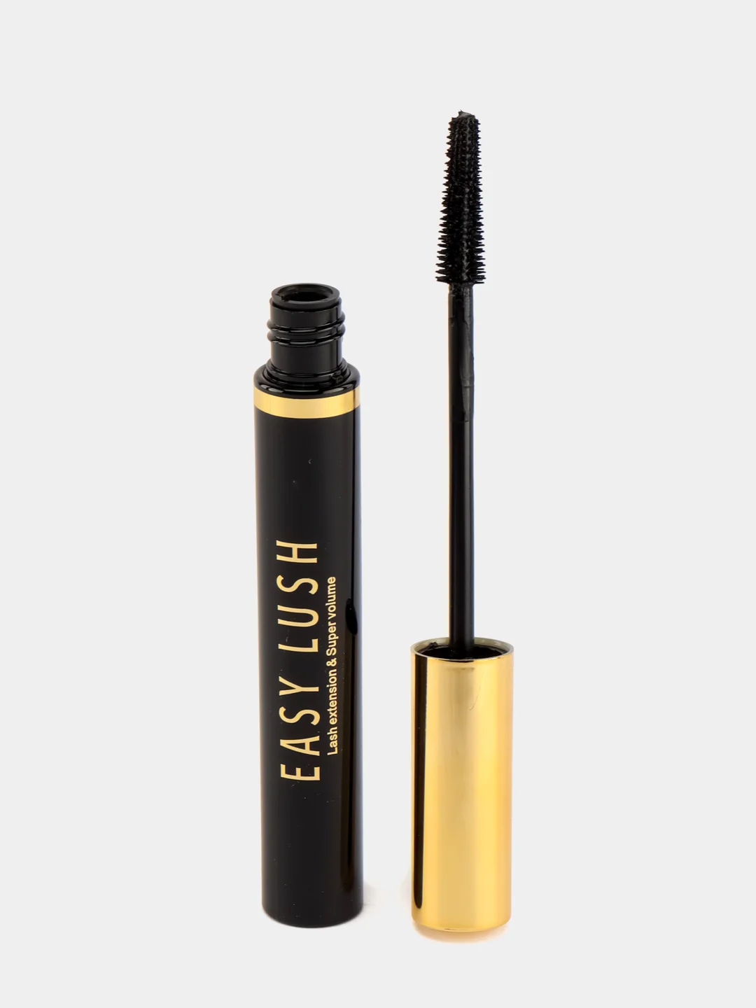 Тушь для ресниц Easy Lush, с эффектом суперобъема и накладных ресниц, черная