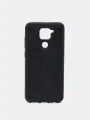 Черный чехол Xiaomi Redmi Note 9, Сяоми Редми Нот 9 из экокожи