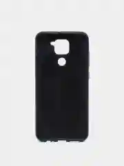 Черный чехол Xiaomi Redmi Note 9, Сяоми Редми Нот 9 из экокожи