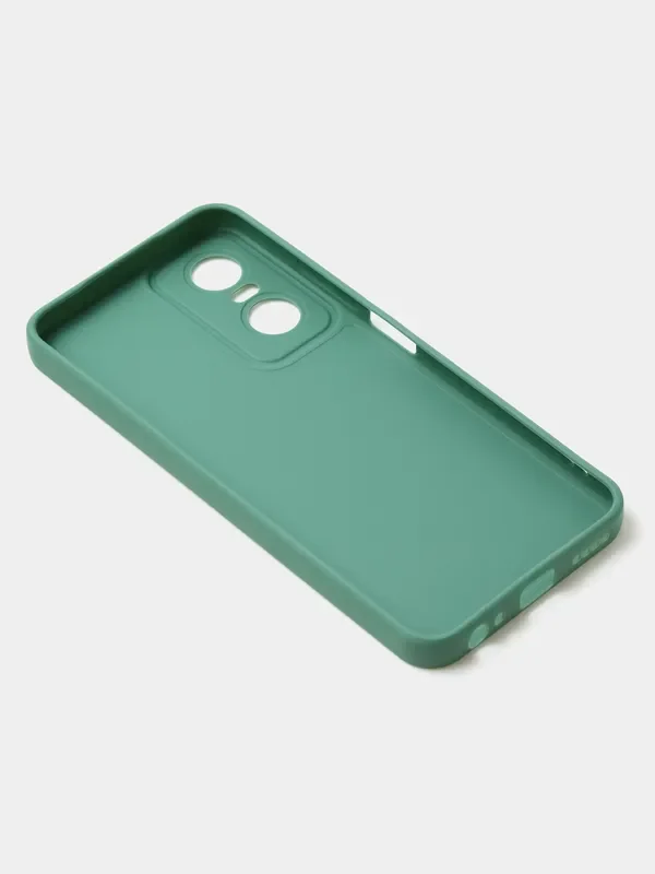 Тёмно-зелёный чехол для Tecno POP 6 Pro (Техно Поп 6 Про)