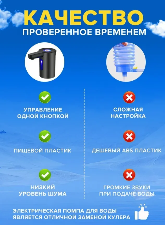 Электрическая помпа, помпа для воды