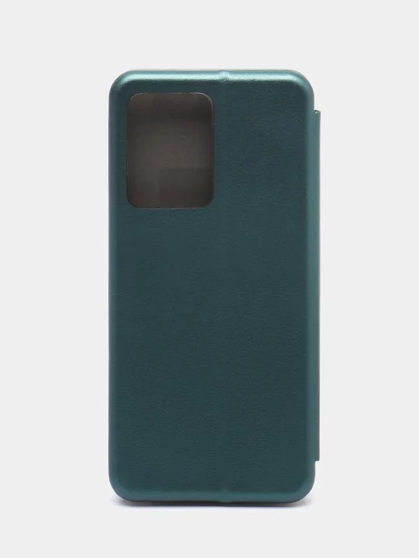 Зеленый чехол книжка для Xiaomi Redmi Not 12 Pro