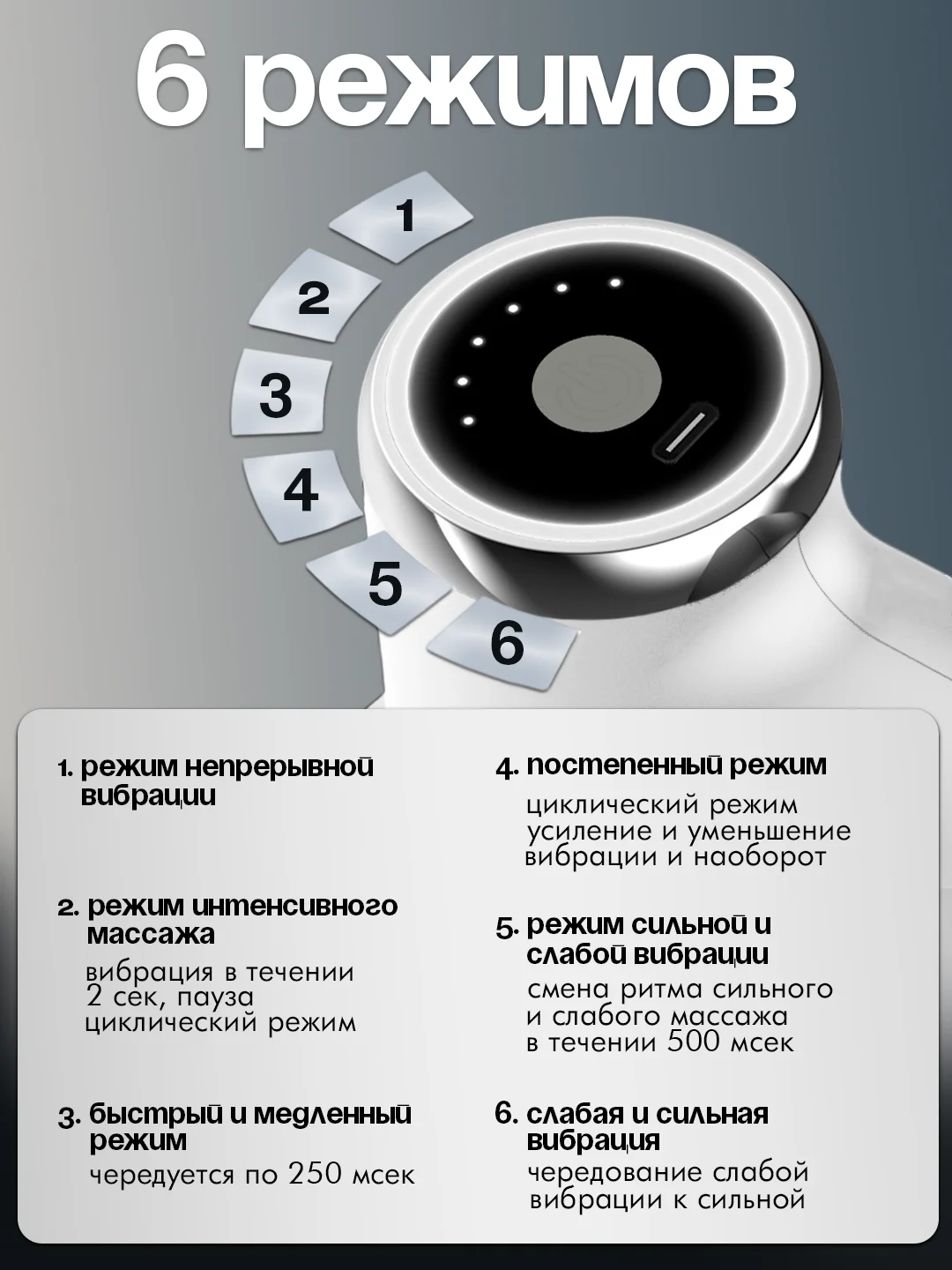 Массажер для тела вибрационный. Вибромассажер