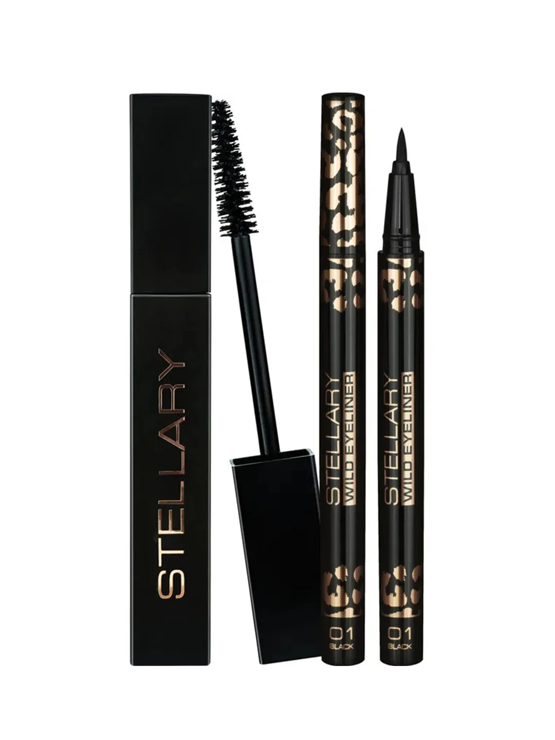 Stellary Подарочный набор Тушь False lashes Фетровая подводка для глаз