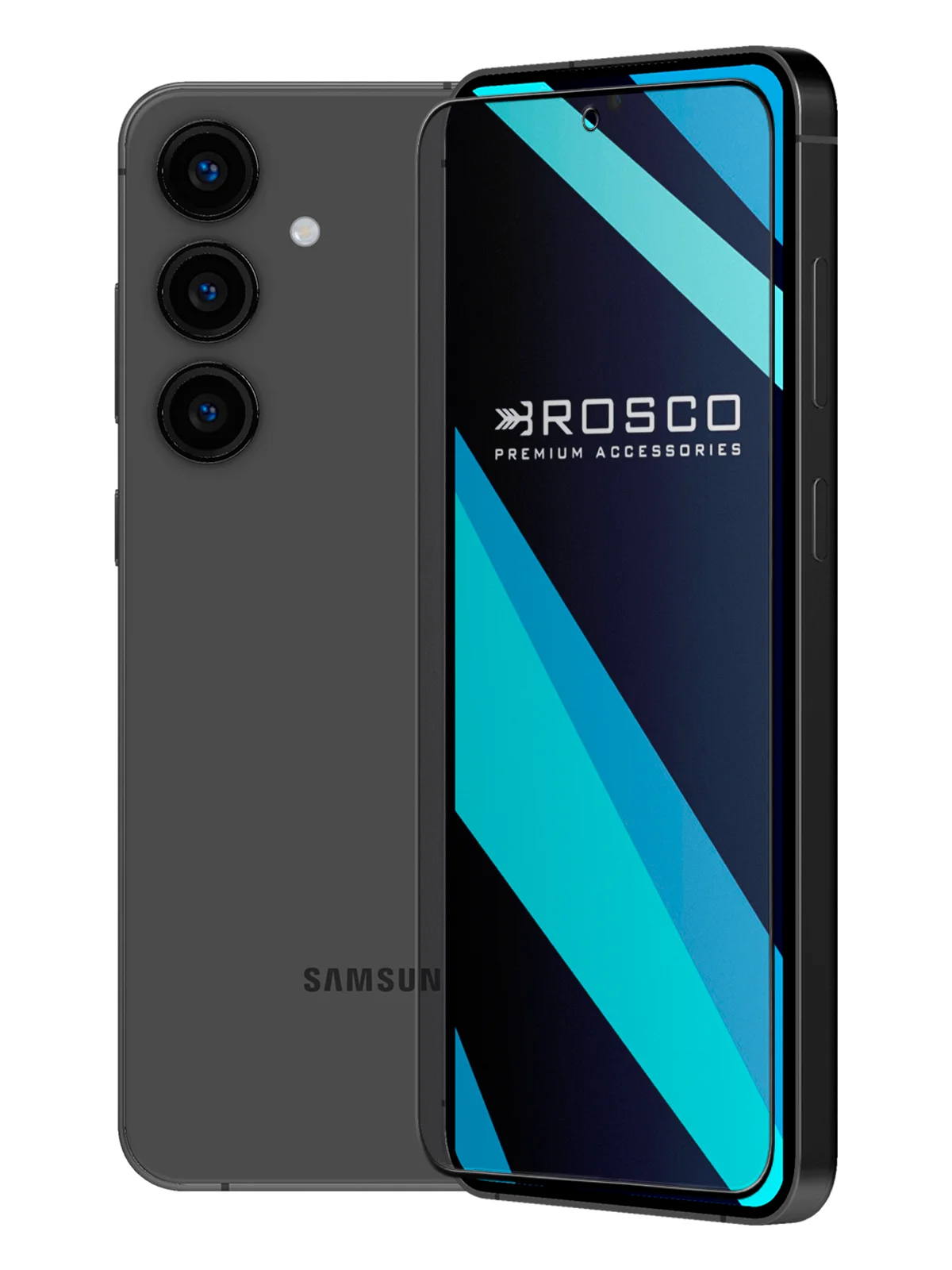 Белый стекло для Samsung Galaxy A55, A35, A15, S24 Ultra Plus, M15, F15 защитное, матовое, антишпион