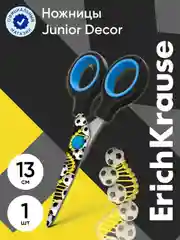 Ножницы ErichKrause Junior Decor Sport DNA, с принтом на лезвиях, 13см