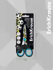 Ножницы ErichKrause Junior Decor Sport DNA, с принтом на лезвиях, 13см