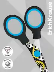 Ножницы ErichKrause Junior Decor Sport DNA, с принтом на лезвиях, 13см
