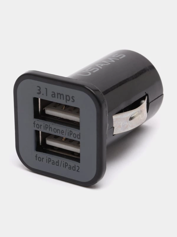РАЗВЕТВИТЕЛЬ ПРИКУРИВАТЕЛЯ С 2 USB -ВЫХОДАМИ (3,1 А)