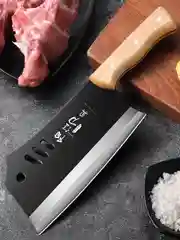 Острый кухонный нож-топор  для измельчения, резки и рубки, поварской нож 29 см