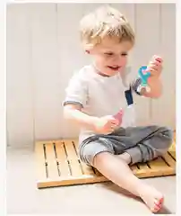 Зубная щетка детская силиконовая, U-образная, 2-12 лет