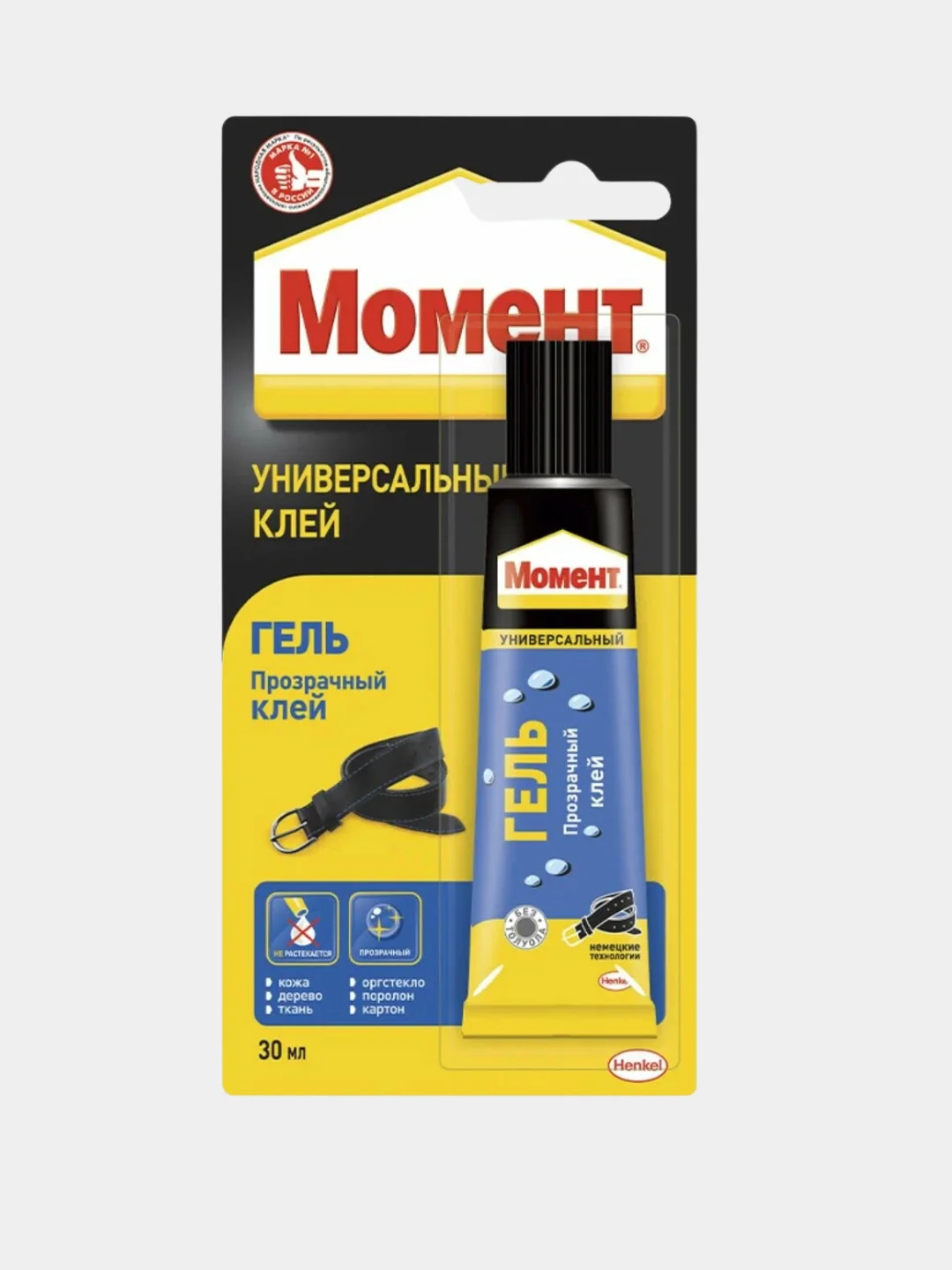 Клей Гель прозрачный, 30 мл