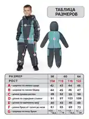 Мятный комбинезон демисезонный. Комбинезон детский, Arctic Kids. Осень-весна