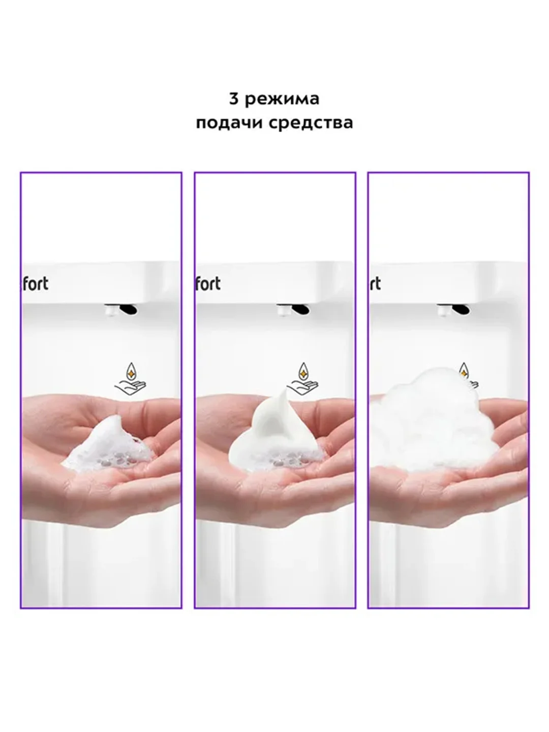 Сенсорный диспенсер "2 в 1" КТ-6062