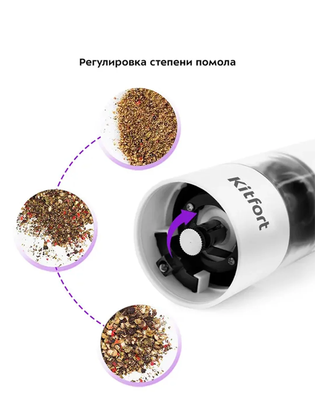 Набор автоматических мельниц для соли и перца KT-2027