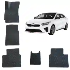 Автомобильные EVA 3D коврики для Kia Cerato 4 / Киа Церато 4 поколение